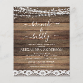 Budget Brunch & Bubbly Rustikales Bauernhaus