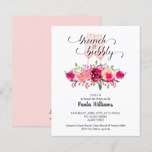 Budget Brunch Bubby Floral Brautparty lädt ein