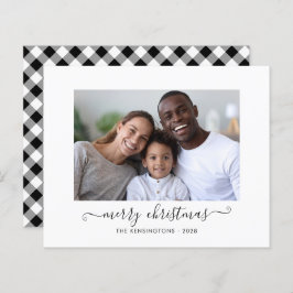 BUDGET Buffalo Karierte Skripte Frohe Weihnachten