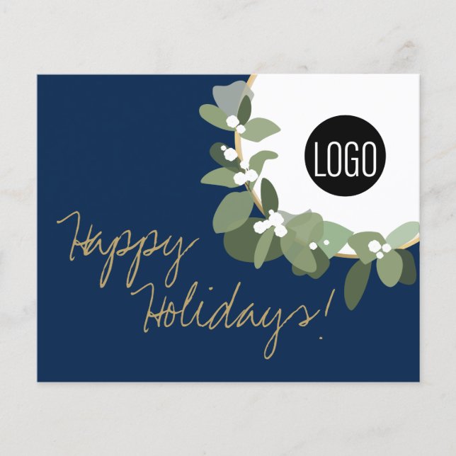 Budget Bulk Blue Gold Moderne Wache Ihr Logo (Vorderseite)