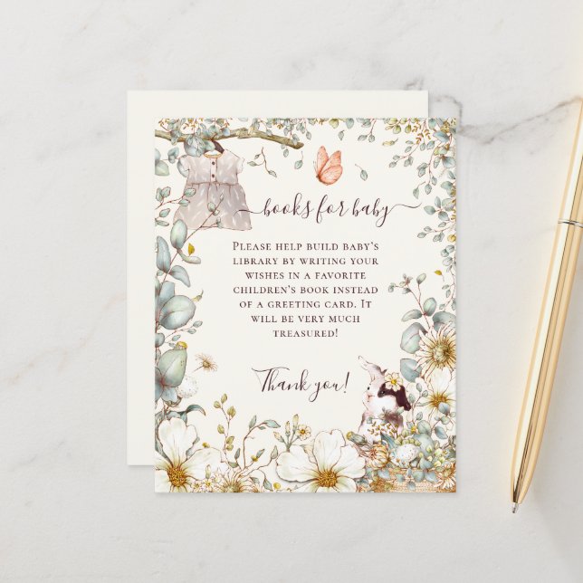 Budget Bunny Dress Girl Books for Baby Shooting (Vorderseite/Rückseite Beispiel)