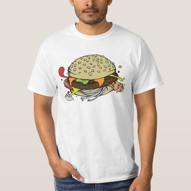 Budget-Burger-Shirt T-Shirt (Vorderseite)