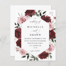 Budget Burgund & Blush Pink 6 Blumenzwiebeln