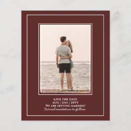 BUDGET Burgund FOTO Wedding Rett Termine Flyer