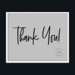 Budget Business Logo Social QR Code Vielen Dank Flyer<br><div class="desc">Mit dem Budget Business Logo Social QR Code Vielen Dank an Ihren Flyer. Mit dieser erschwinglichen Flyer-Option können Sie sich bei einem größeren Publikum bedanken, um sicherzustellen, dass mehr Menschen für ihre Unterstützung geschätzt werden. Die Anpassung ist der Schlüssel, um diesen Flyer wirklich zu Ihrem machen. Beginnen Sie damit, den...</div>