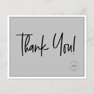 Budget Business Logo Social QR Code Vielen Dank Flyer