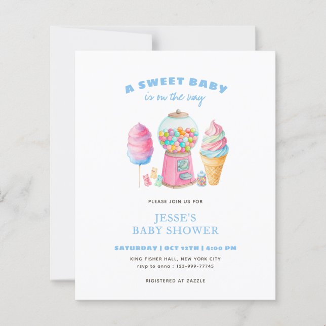 BUDGET CandyBlue Süße Babyparty steht bevor  (Vorderseite)