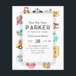 Budget Cars Street Kids Transportation Geburtstag<br><div class="desc">Moderne Honk Beep Vroom Cruise auf über Polizei Auto Fahrrad Scooter School Bus Fire Truck Ice Cream Truck Mailman Postman Cars Trucks Street Kids Transportation Geburtstag</div>