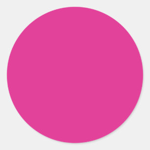 BUDGET CERISE PINK Moderne Kern-Hochzeit Runder Aufkleber