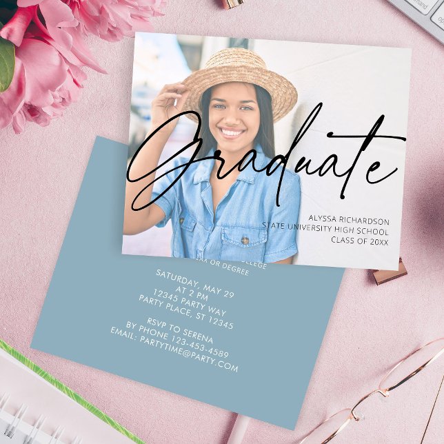 Budget Chic Script H Foto Graduation Party (Von Creator hochgeladen)