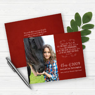 Budget-Christian-Abschlussbibelvers Rot