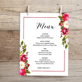 Budget Christmas Blumenkarte