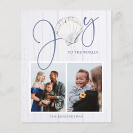 Budget Christmas Joy Seashell Holiday Foto