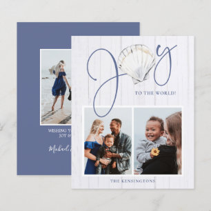 Budget Christmas Joy Seashell Holiday Foto