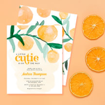 Budget Citrus Orange Kleine Süsse Kinderdusche