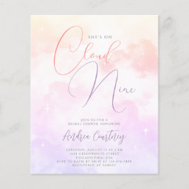 Budget Cloud Nine Dreamy Pastel Wolken und Sterne