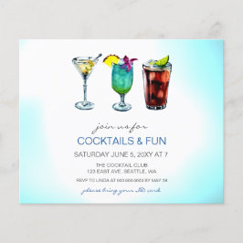 Budget Cocktail-Party Einladungen