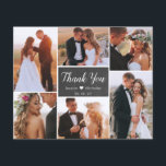 Budget Collage Typografy Wedding Vielen Dank Flyer<br><div class="desc">Rustikales Chalkboard Modernes Handschrift Skript 6 Multi Foto Collage Hochzeit Vielen Dank Foto billigen (Budget) Flyer. Stilvolle Hochzeitsvorlage mit sechs (6) Foto auf der Vorderseite und einem (1) Foto auf der Rückseite. Mit dem Text "danke" in einer Wirblen Hand gezeichnete Kalligraphie oder Typografie Skript Schriftart in Weiß auf dunkelgrauem oder...</div>