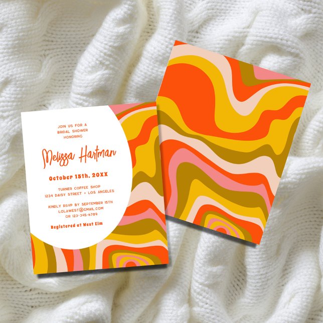 Budget Colorful Curvy Wavy Groovy Brautparty (Von Creator hochgeladen)