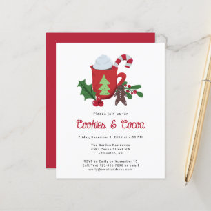 Budget Cookies und Kakao Weihnachtsfeier