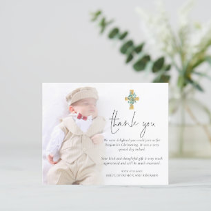 Budget Cross Foto Christening Taufe Vielen Dank