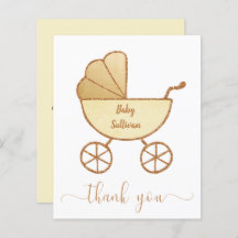 Budget Danke Baby Dusche Gelbe Carriage