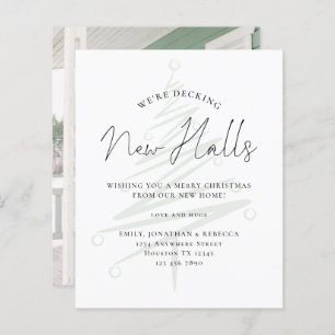 Budget Decke neue Hallen Tree Tint Weihnachtskarte