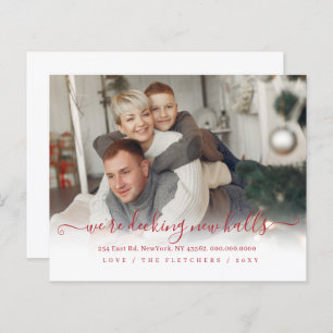 Budget Decke neue Hallen Umzug Holiday Card