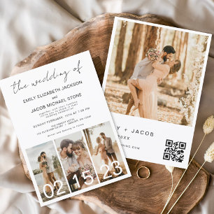 Budget Die Hochzeit des Minimalistischen QR-Codes