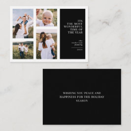Budget Die schönste Zeit Weihnachten Multi-Foto Mitteilungskarte