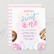 Budget Donut Sweet One Girl Erster Geburtstag
