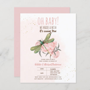 BUDGET DRAGONFLY machen eine Wunschdusche floral