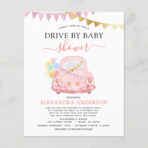 Budget Drive by Baby Shooter Blush Pink Flyer