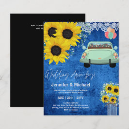 Budget Drive BY Wedding Einladungen - Cartoon Coup