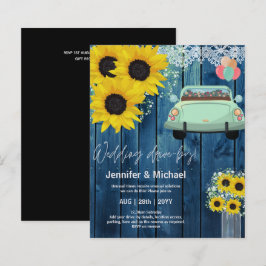 Budget Drive BY Wedding Einladungen - Cartoon Coup