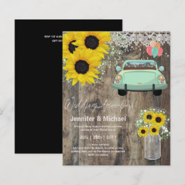 Budget Drive BY Wedding Einladungen - Cartoon Coup