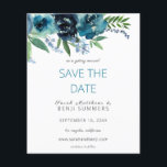 Budget Dusty Blue 2 Floral Save the Date V3 Flyer<br><div class="desc">****** PAPIER IST DÜNN. AKTUALISIEREN SIE EIN BILDERPAPIER. ES SIND KEINE ENVELOPEN ENTHALTEN. FÜR KARTENLAGER, THICKERKARTEN, KARO DEN LINK UNTEN AUS. KARTENBESTAND, THICKERKARTEN HABEN EINE OPTION FÜR ENVELOPES ODER ENTHALTEN SIE******* Keine Umschläge, Papier Flyer-Version. Rett Geld für formelle Einladungen mit dieser Einladung. Holen Sie sich Ihre Gäste für Ihre phantastische...</div>