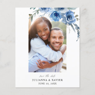 Budget Dusty Blue & B Save the Date Foto 2