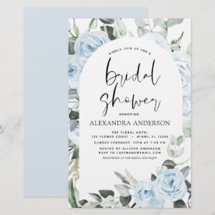 Budget Dusty Blue Brautparty Blumengrün