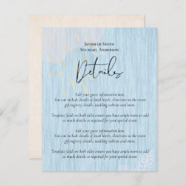 Budget Dusty Blue Gold Hochzeitskript