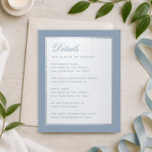Budget Dusty Blue Imitats Silver Wedding Details C