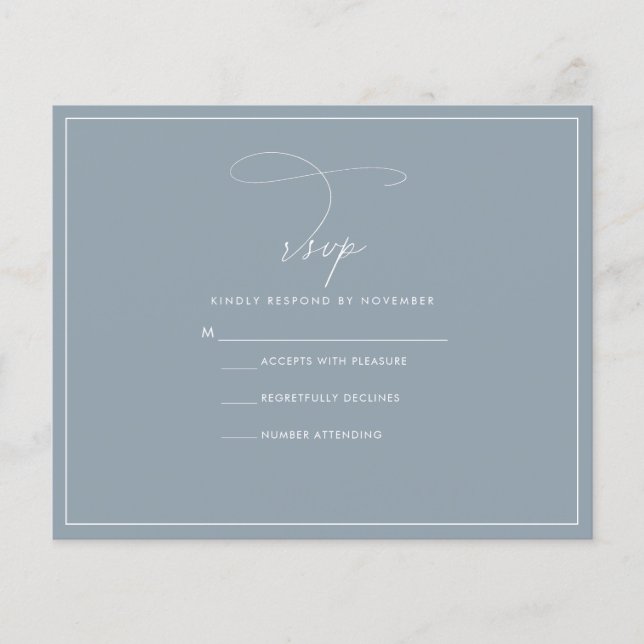 Budget Dusty Blue UAWG Flyer (Vorne)