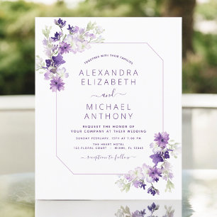 Budget Dusty Lila Wedding Blumengrün