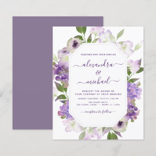 Budget Dusty Lila Wedding Blumengrün