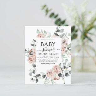 Budget Dusty Pink Baby Dusche Blumenladen
