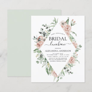 Budget Dusty Pink Brautparty Luncheon