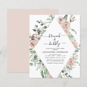 Budget Dusty Pink Brunch & Bubbly Brautparty