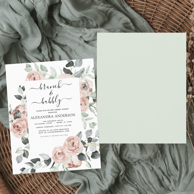 Budget Dusty Pink Brunch & Bubbly Brautparty (Von Creator hochgeladen)