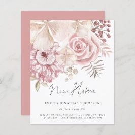 Budget Dusty Pink Florals Drehbuch Moving New Zuha