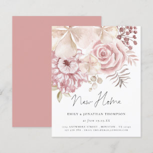 Budget Dusty Pink Florals Drehbuch Moving New Zuha